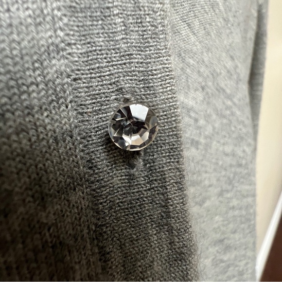 Anne Klein Classic Gray Cardigan - Picture 5 of 12
